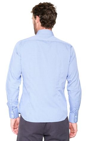 Camisa Aleatory Slim Comfort Azul