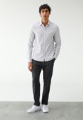 Camisa Calvin Klein Reta Logo Bege - Marca Calvin Klein