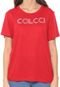 Camiseta Colcci Lettering Vermelha - Marca Colcci