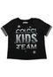 Camiseta Colcci Kids Menina Escrita Preta - Marca Colcci Kids