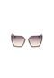 Óculos de Sol Geométrico Cinza Degradê Guess - Marca Guess