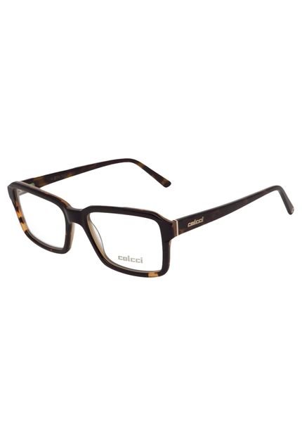 Óculos de Grau Colcci Mesclado Preto/Marrom - Marca Colcci