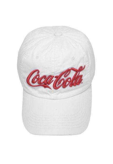 Boné Coca Cola Accessories Coca Bordado Branco - Marca Coca-cola