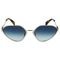 Óculos de Sol Lanvin - LNV115S 721 - 58 Dourado - Marca Lanvin