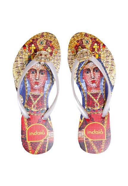 Chinelo Indaia Maria Branco - Marca Indaia