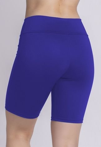 Bermuda Shorts Legging Azul Royal Fitness