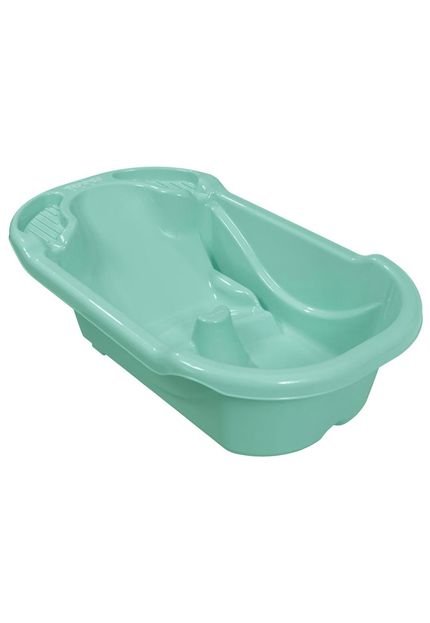 Banheira Ergonômica Safety & Comfort Verde-Água Tutti Baby - Marca Tutti Baby
