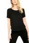 Blusa Aishty Reta Preta - Marca Aishty