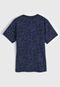 Camiseta Brandili Infantil Glitch Azul-Marinho - Marca Brandili