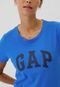 Camiseta GAP Reta Logo Azul - Marca GAP