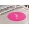 Tapete Formato com Antiderrapante Bailarina - 78cm x 68cm - Pink - Marca Guga Tapetes