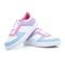 Tênis Casual Feminino Colorido Air Confort Estilo Clássico Branco/Lilás 33 Branco - Marca It Shoes