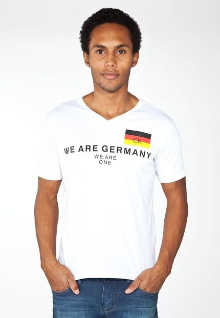 Camiseta Calvin Klein Alemanha Branca - Marca Calvin Klein Jeans