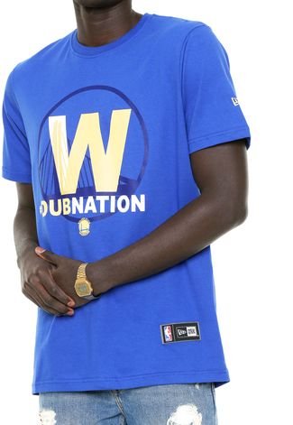 Camiseta New Era Playoffs NBA Azul