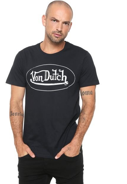 Camiseta Von Dutch Dutch Elipse Preta - Marca Von Dutch 