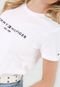 Camiseta Tommy Hilfiger Bordada Branca - Marca Tommy Hilfiger