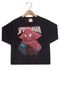 Camiseta Brandili Spider-Man Infantil Preta - Marca Brandili