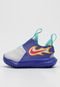 Tênis Nike Infantil Flex Runner Fire Cinza/Roxo - Marca Nike