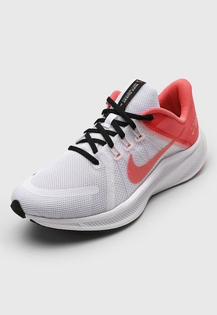 Tênis Nike Quest 4 Branco/Coral - Marca Nike