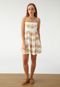 Vestido FARM Curto Flor do Campo Off-White - Marca FARM