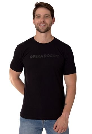 Camiseta Masculina Operarock Preto