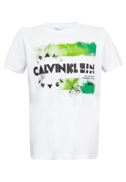 Camiseta Calvin Klein Kids Original Branca - Marca Calvin Klein Kids