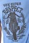 Camiseta Von Dutch Moto Respect Azul - Marca Von Dutch 