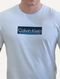 Camiseta Calvin Klein Masculina Retangular Lettering Branca - Marca Calvin Klein