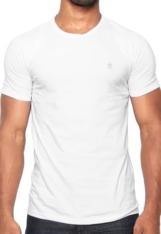 Camiseta Polo Wear Logo Branca
