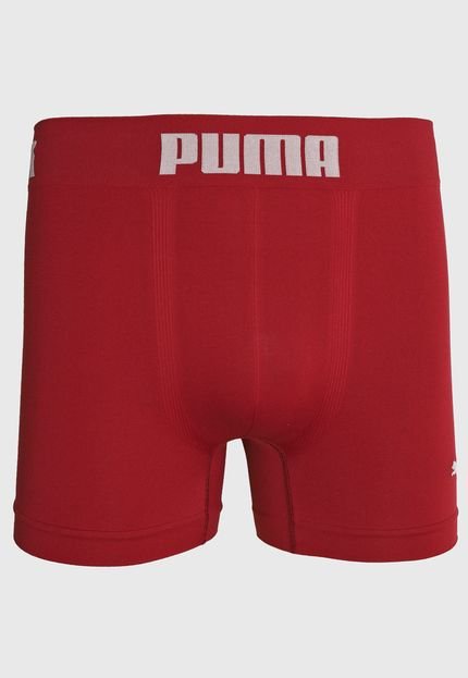 Cueca Puma Boxer Logo Vermelha - Marca Puma