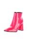 Bota de Salto Damannu Shoes Laila Verniz Pink Neon - Marca Damannu Shoes