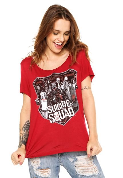 Camiseta Fashion Comics Comfot Vermelho - Marca Fashion Comics