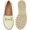 Sapato Feminino Mocassim Tratorado Donatella Shoes Bico Redondo Confort Off White - Marca Donatella Shoes