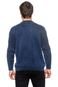 Suéter Masculino Tricô Algodão Dinamarca 7153  Azul - Marca Officina do Tricô