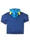 Blusa Licenciados Copa do Mundo Moletom Fuleco Capuz Juvenil Azul - Marca Licenciados Copa do Mundo