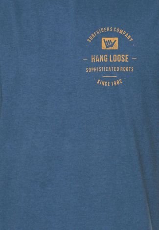 Camiseta Hang Loose Surfriders Azul