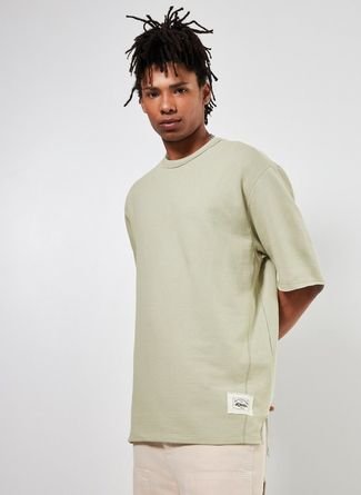 Camiseta Oversized White T Green