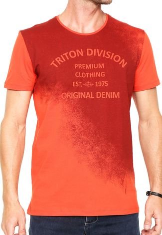 Camiseta Triton Estampada Vermelha