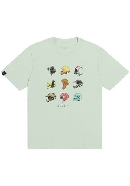 Camiseta Juvenil com Estampa Capacetes - Marca Hangar 33