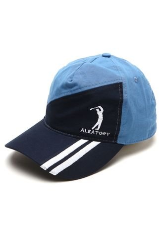 Boné Aleatory Strapback Logo Azul
