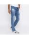 Calça Jeans Masculina Lavagem Clara Manchada Premium Versatti Huan Azul - Marca Versatti