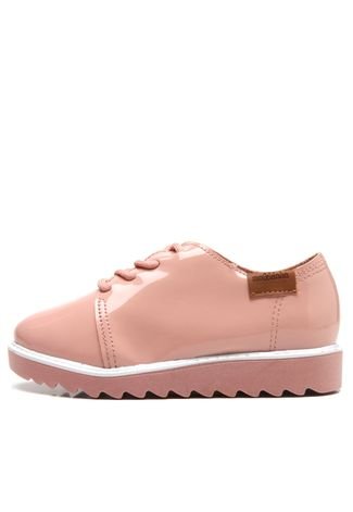 Oxford molekinha hot sale verniz rosa