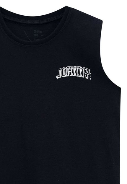 Camiseta Regata Preta Johnny Fox 18 Preto - Marca Johnny Fox