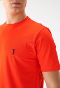 Camiseta Aleatory Reta Básica Logo Laranja - Marca Aleatory