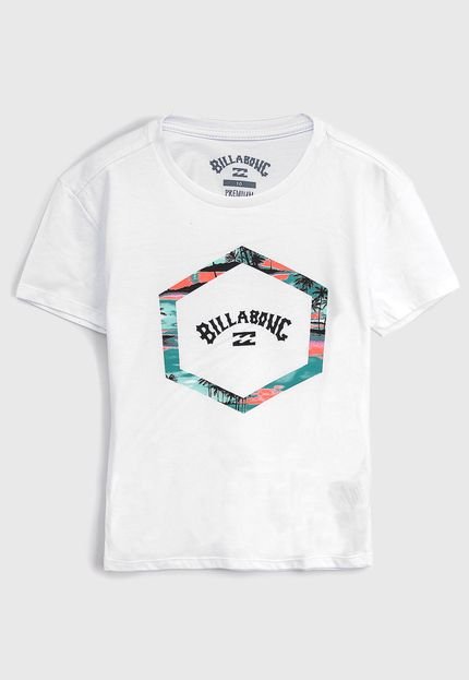 Camiseta Billabong Infantil Access Ii Branca - Marca Billabong