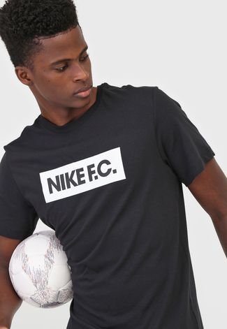 Nike fc black store shirt