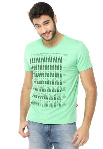 Camiseta Coca-Cola Clothing Brasil Better Verde - Marca Coca-Cola Jeans