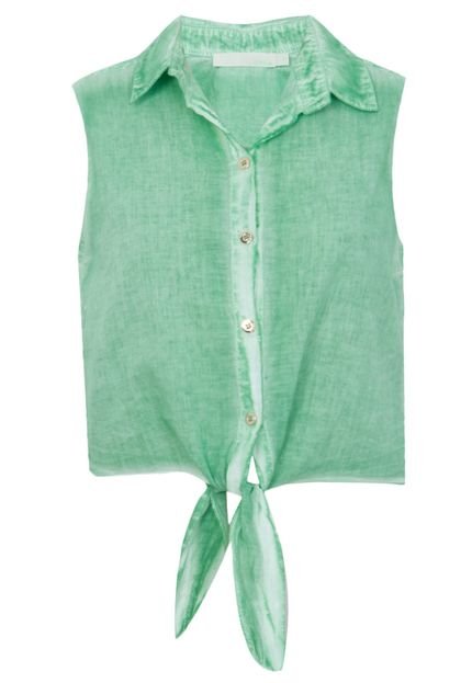 Camisa Dress To Cropped Tie Dye Verde - Marca Dress to
