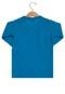 Camiseta Carinhoso Logo Infantil Azul - Marca Carinhoso