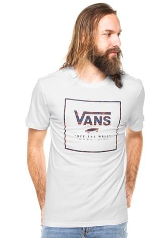 Camiseta Vans Boxed In Branca